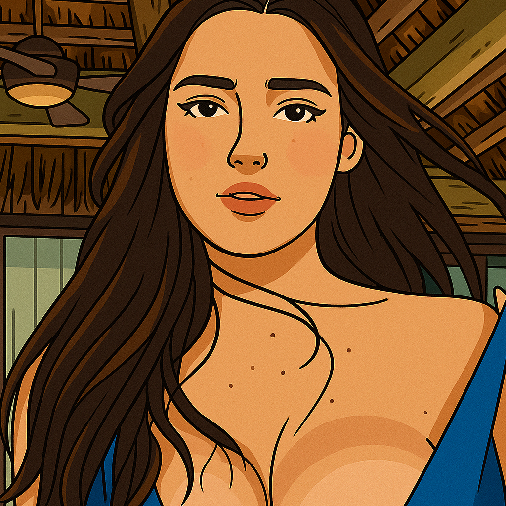 Our in-house created cartoon drawing of Emily Cocea