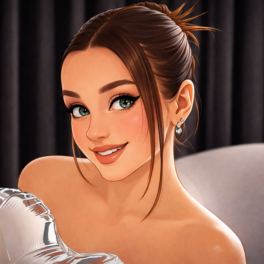 Our in-house created cartoon drawing of Lizzy Youngy