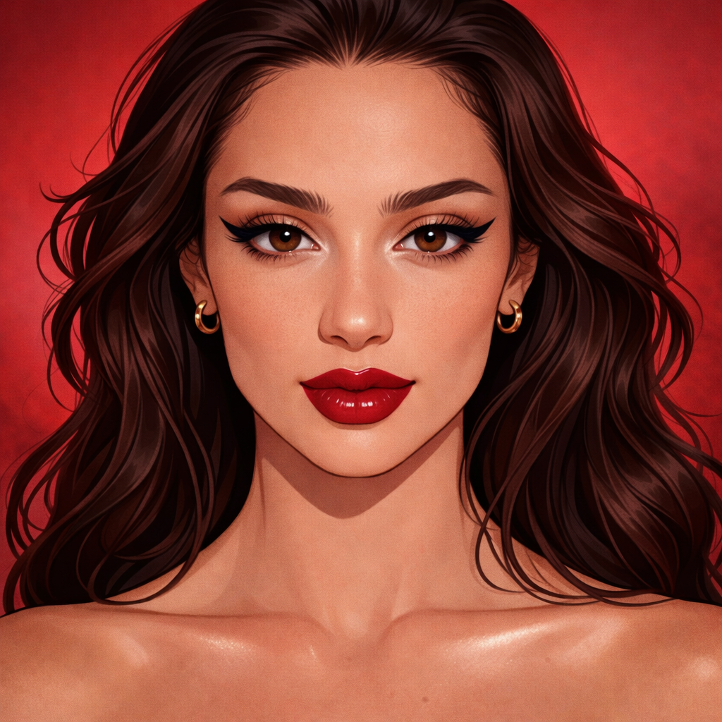 Our in-house created cartoon drawing of Rosedomi