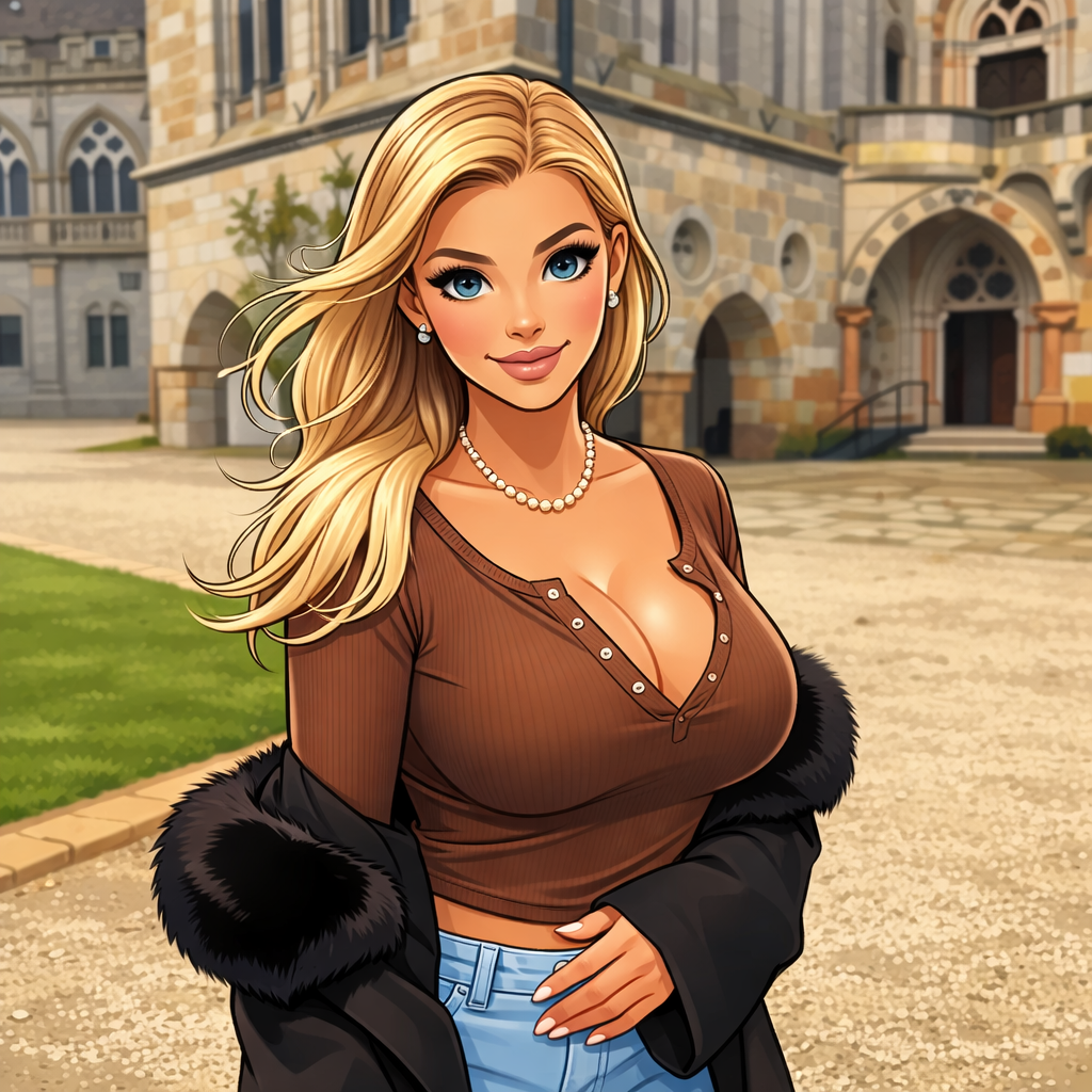 Our in-house created cartoon drawing of Luxy Dutch