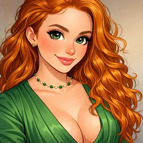 Our in-house created cartoon drawing of Amy Ashley