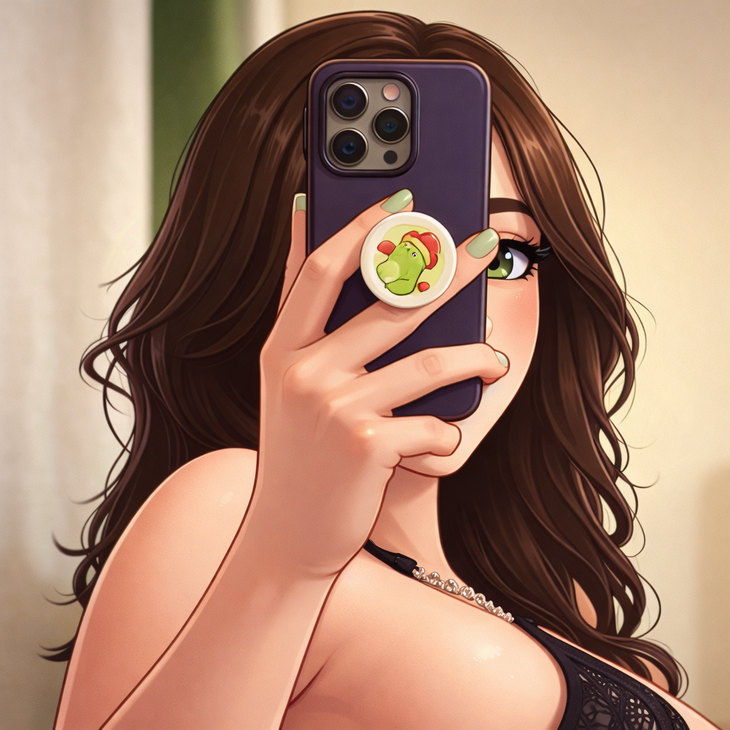 Our in-house created cartoon drawing of Cutefruit18 