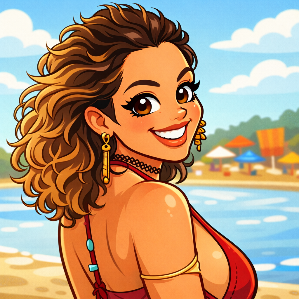 Our in-house created cartoon drawing of Dancewithmeeee