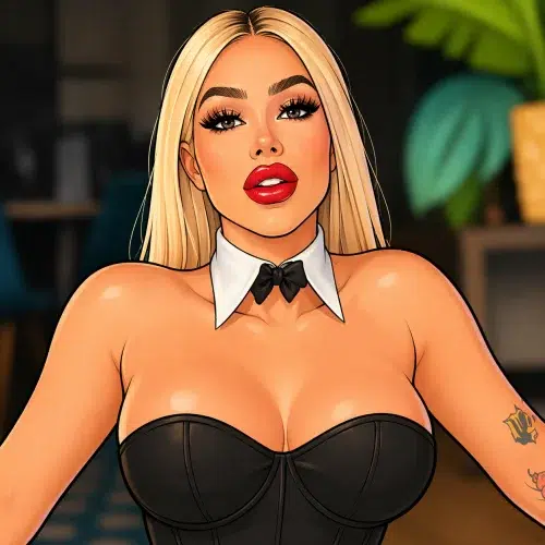 Our in-house created cartoon drawing of Gia Itzel