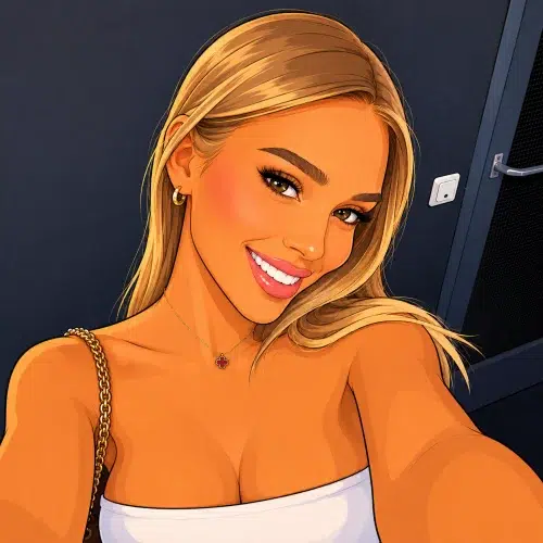 Our in-house created cartoon drawing of Katharina Amalia